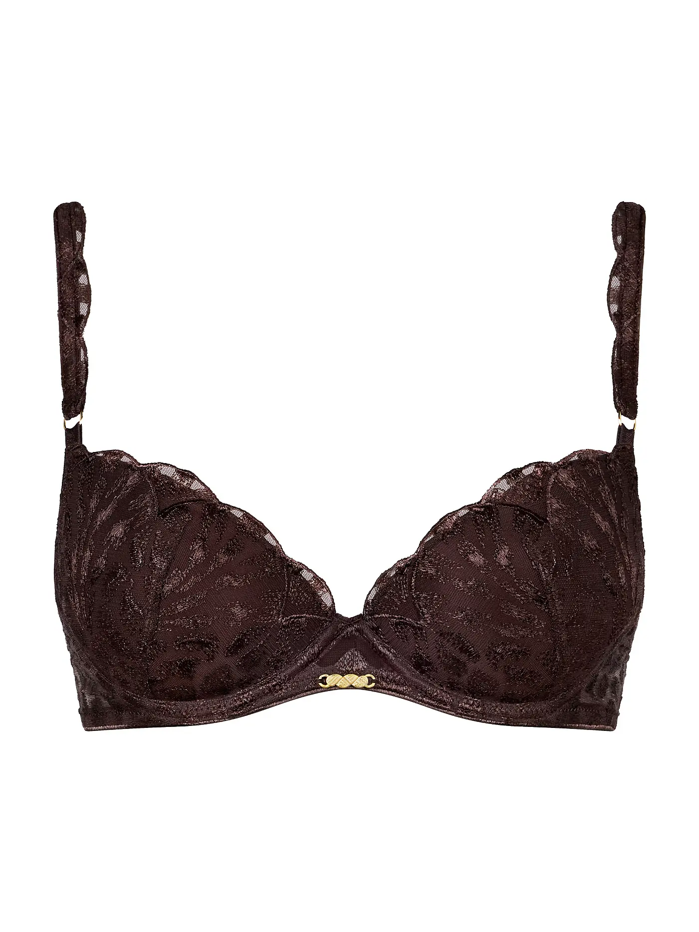 AUBADE | Push Up BH CRAZY IN LOVE satin brown | 